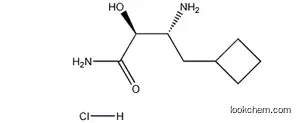 Molecular Structure of 1036931-36-8 ((2S,3R)-3-amino-4-cyclobutyl-2-hydroxybutanamide hydrochloride)
